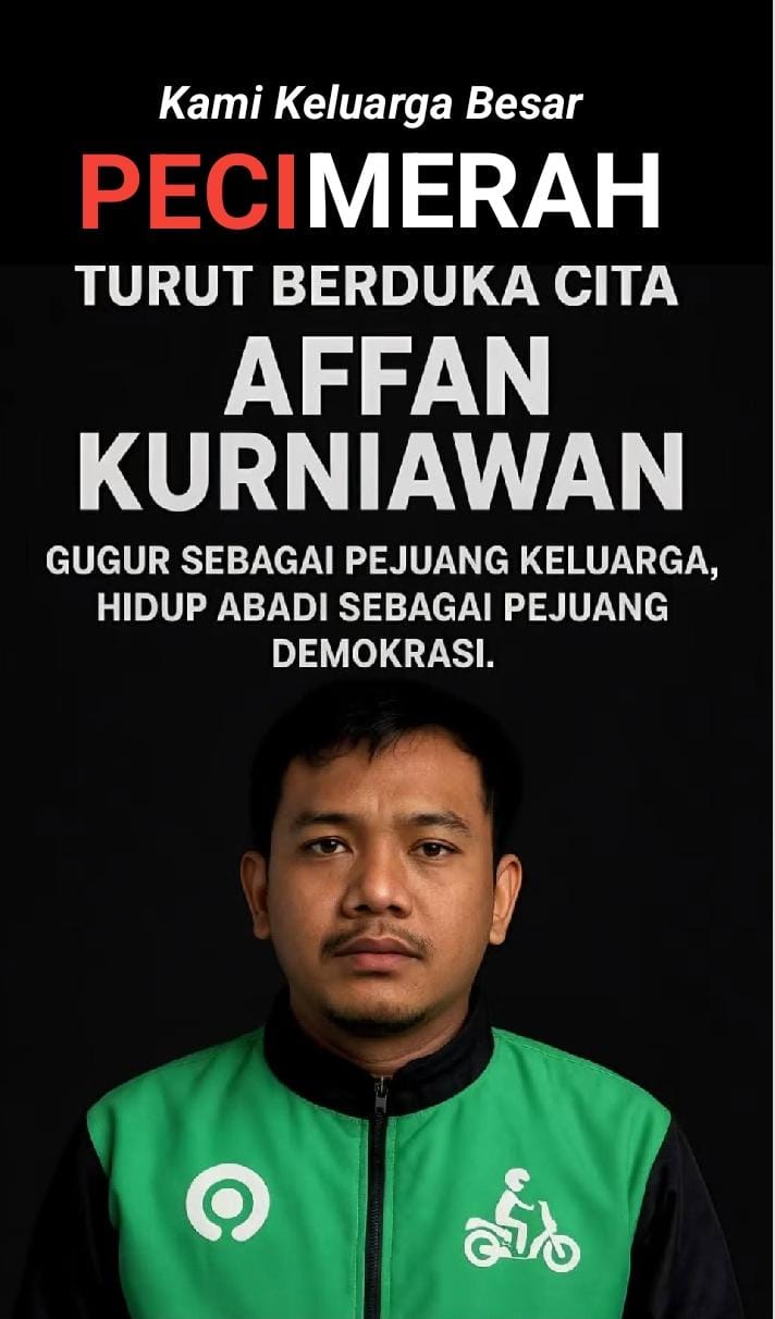 Ucapan Duka Resmi dari Peci Merah